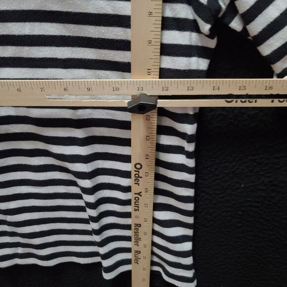 Karen Scott Womens Top Multi-Color Size Small Cotton Blend Striped Pullover - Picture 4 of 12